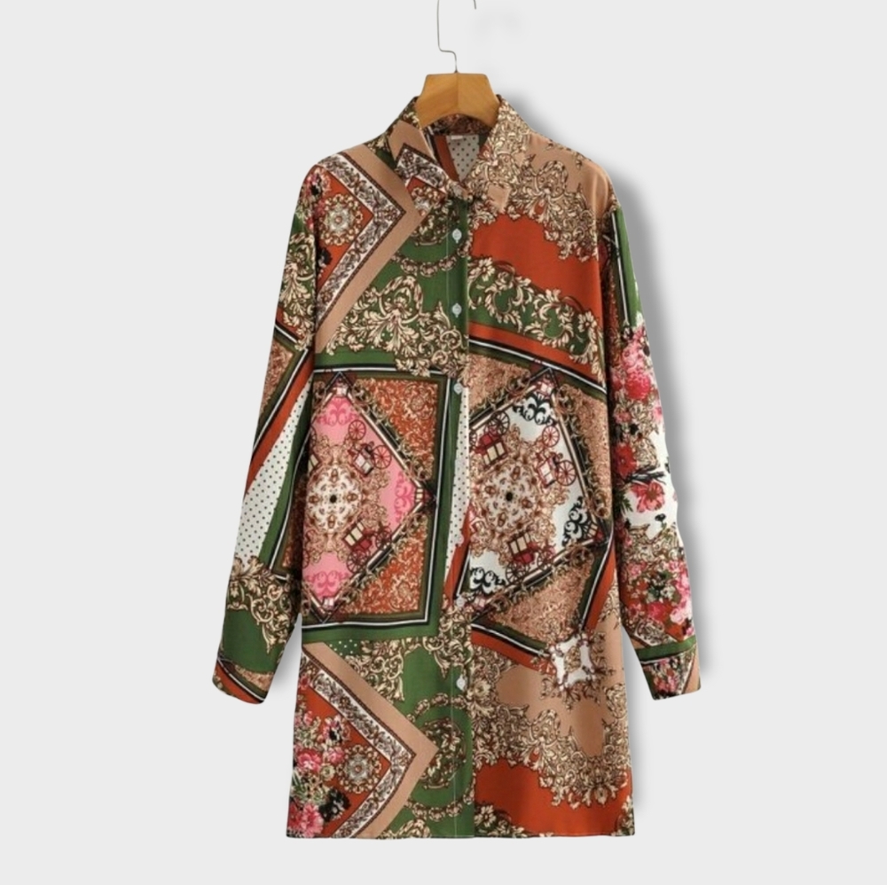 Dress Sold by Stylz & Co | Sizes: Sm, Med, LG | Color: Multi-Color Print